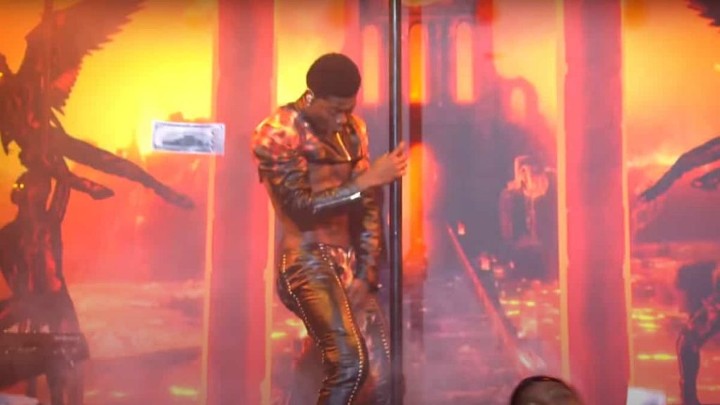Video  Lil Nas X rips his pants right on TV