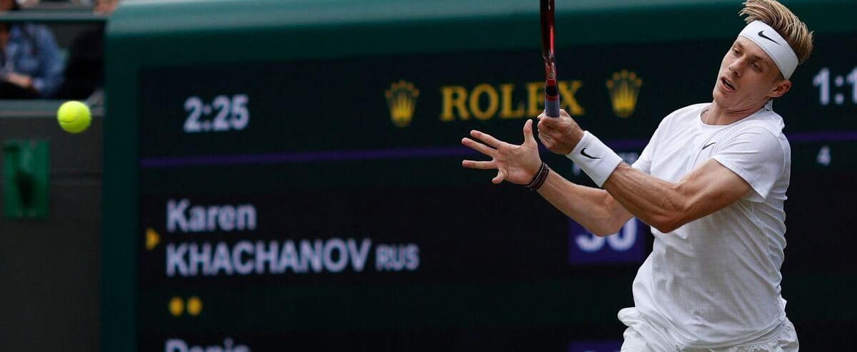 Wimbledon: Denis Shapovalov aces