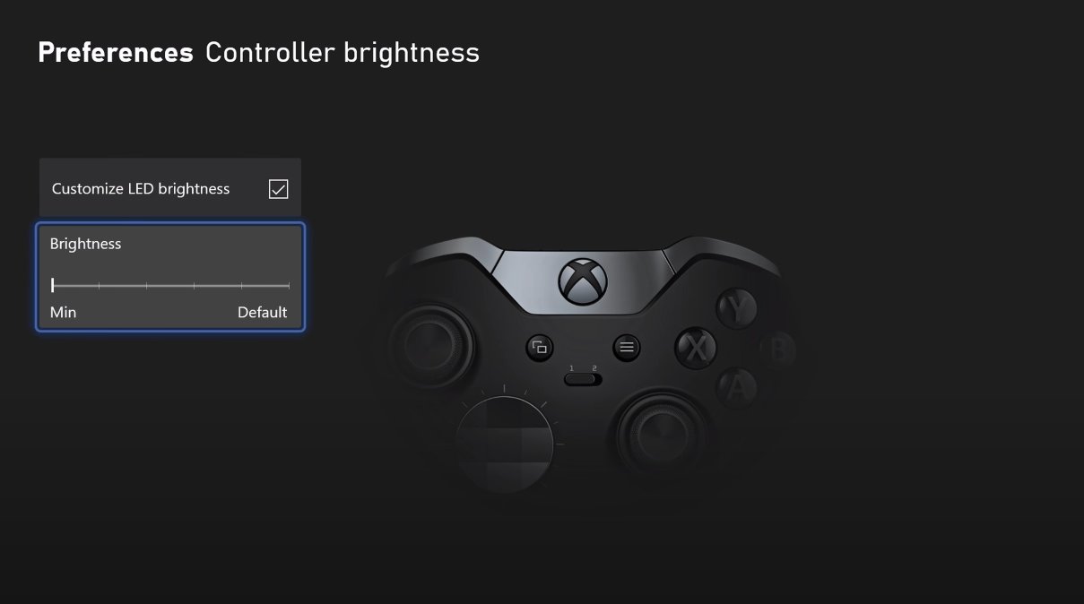 Xbox Series X/S brightness controller