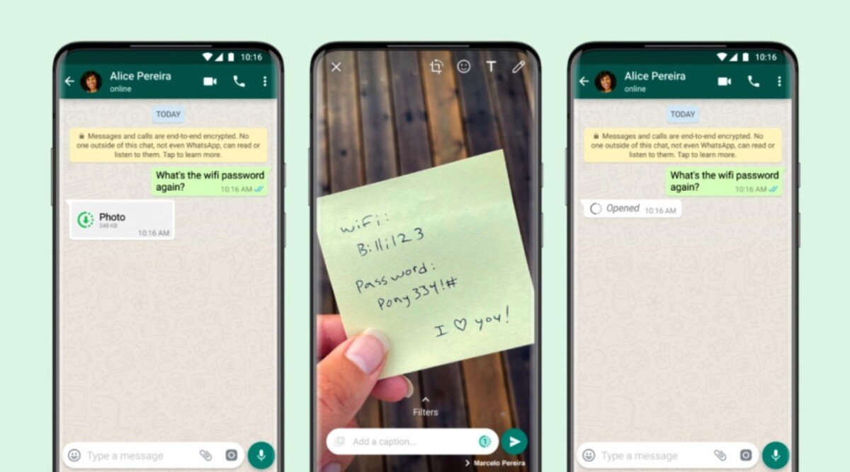 WhatsApp is late in adopting the self-destruct function for photos and videos
