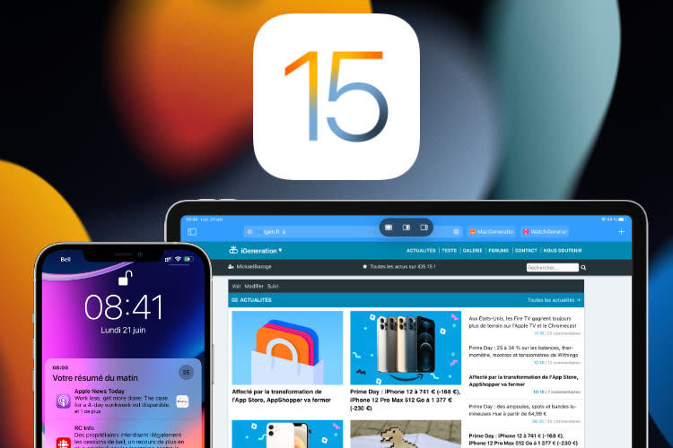 iOS 15.1: Final version available online with SharePlay and ProRes