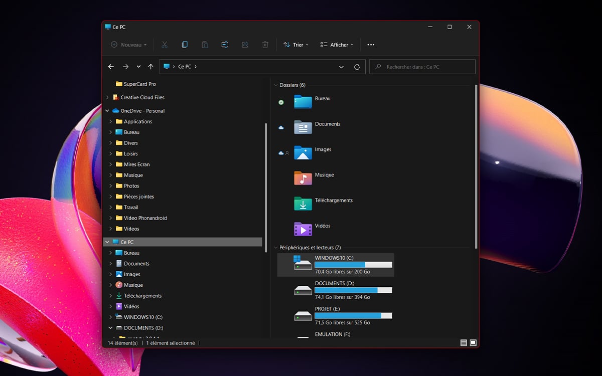 Windows 11 Desktop Explorer Files