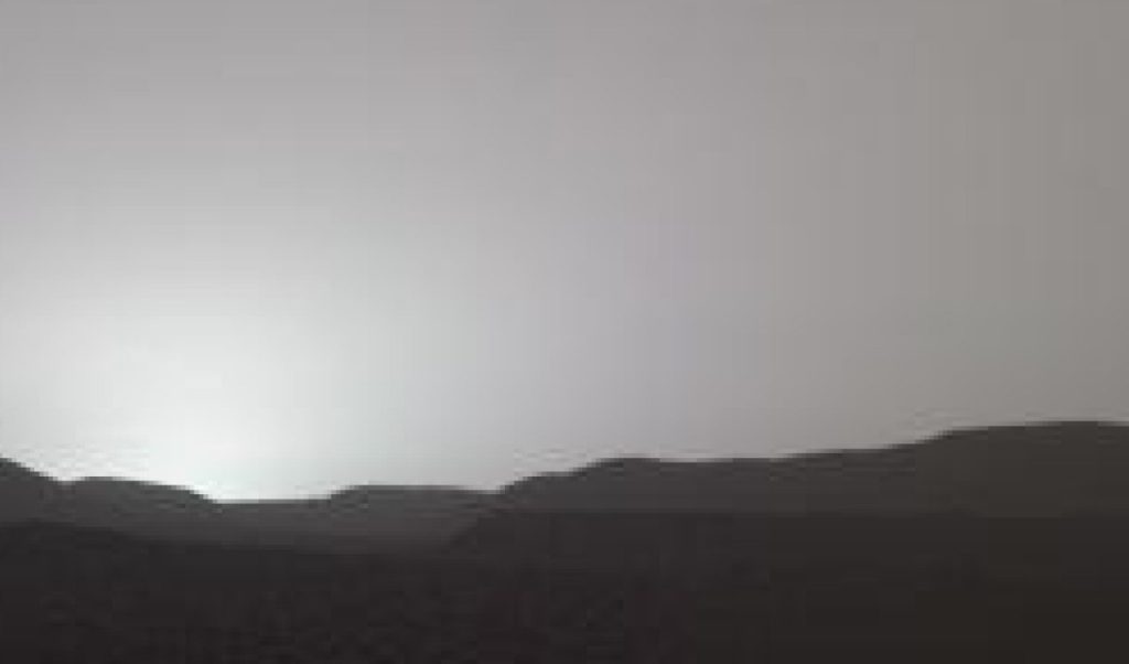 Enjoy the sunset on Mars captured by the Persevering Rover