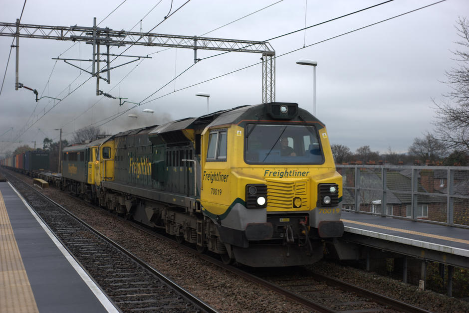 Faced with a truck shortage, the UK relied on trains