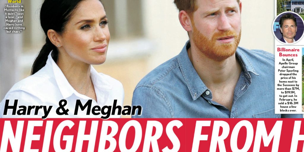 Meghan Markle and Prince Harry, their neighbors in the middle of a nightmare, the response has been activated