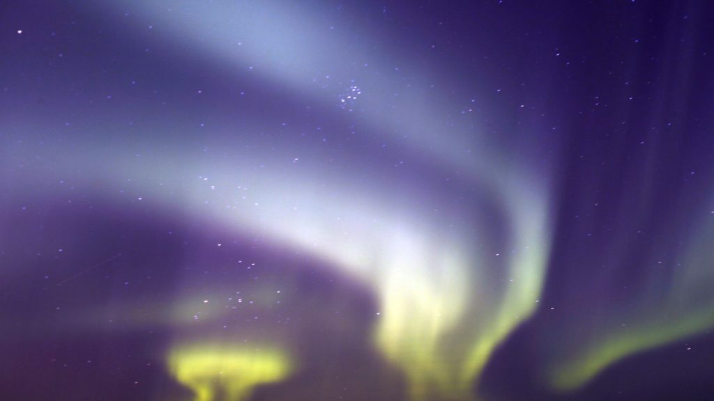 The northern lights add an eerie glow to Halloween after massive solar flare |  science and technology news