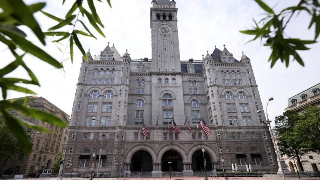 Trump's company rents Washington hotel for $375 million