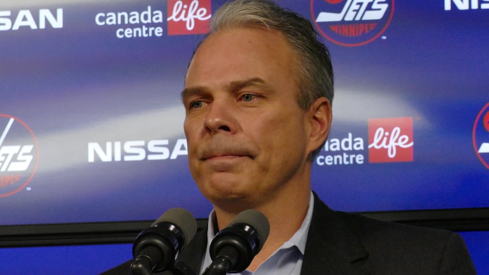 Kevin Sheffieldev, at a press conference following the resignation of Jets coach Paul Morris.
