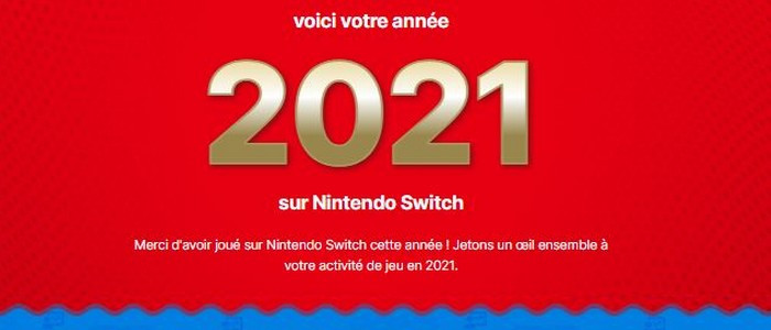 How many video games have you played on the Nintendo Switch in 2021?  Find all your stats on the Nintendo website - Nintendo Switch