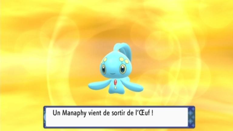 Manaphy can be obtained from Mystery Gift in Pokémon Sparkling Diamond & Sparkling Pearl