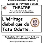 Espace Rene Descartes Theatre, Aviles-en-Chättlerault Saturday 26 February 2022