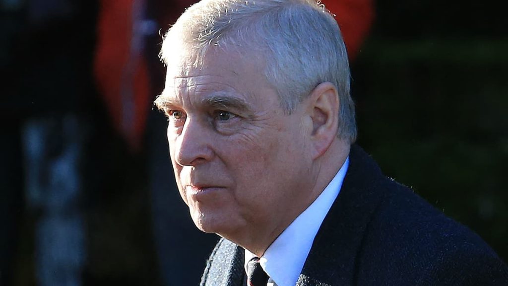 Complaint against Prince Andrew for sexual assault is admissible