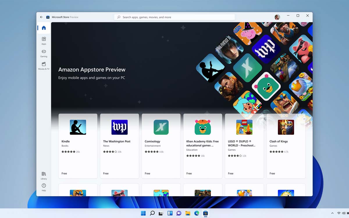 Windows 11 will welcome Android apps in public beta from February 2022