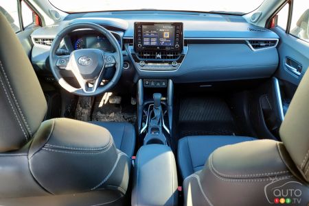 Toyota Corolla 2022 from the inside