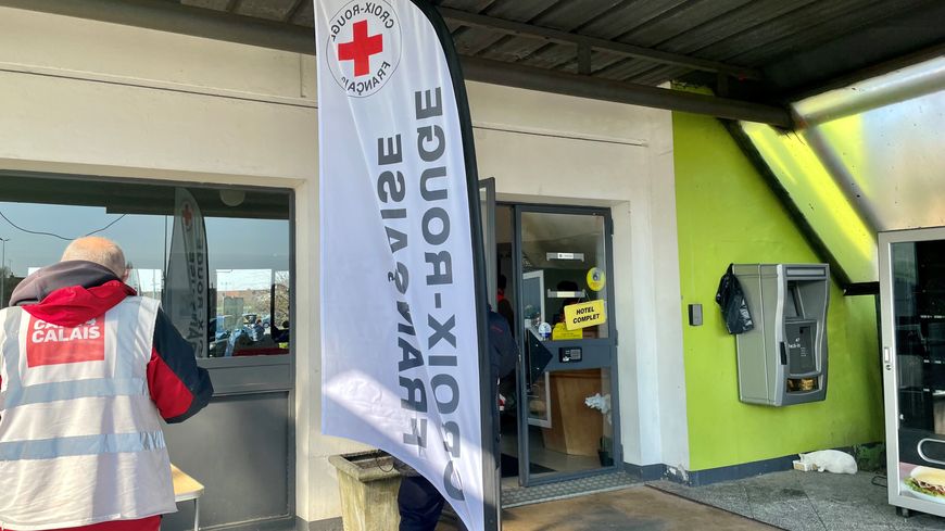 Les ukrainiens sont pris en charge par la Croix Rouge à Tourcoing