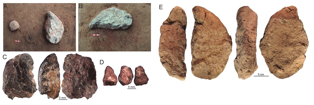 A 40,000-year-old pigment factory has been discovered