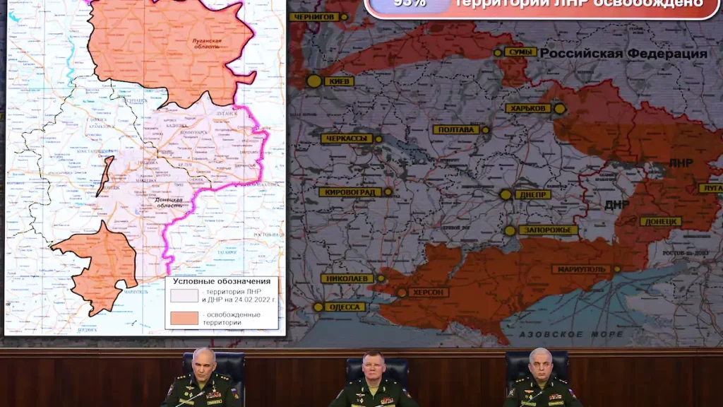The Russian military says it will now focus on eastern Ukraine