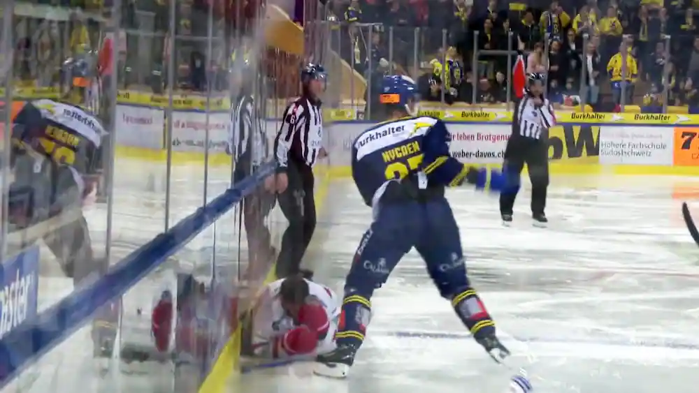 A former CH player has been suspended for a violent blow in Switzerland