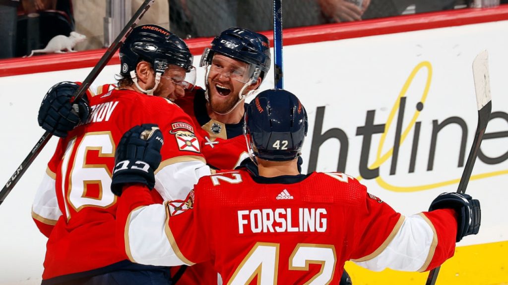 Jonathan Huberdeau scored his 100th point this season in The Return of the Panthers