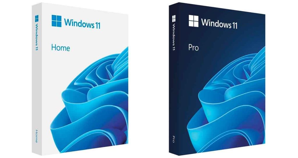 Windows 11 Home et Windows 11 Pro