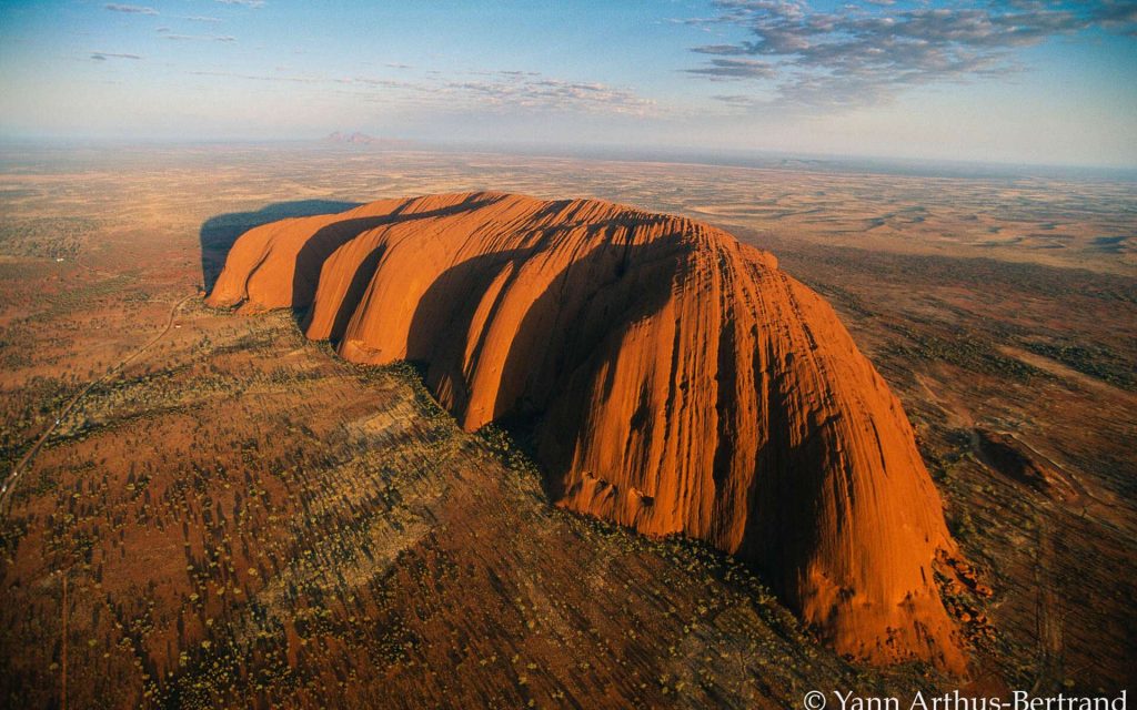 La formation néoprotérozoïque de Browne est une unité stratigraphique bien datée de roches sédimentaires chimiques et siliciclastiques bien conservées ,trouvées dans le sous-sol du centre de l'Australie. © Yann Arthus-Bertrand