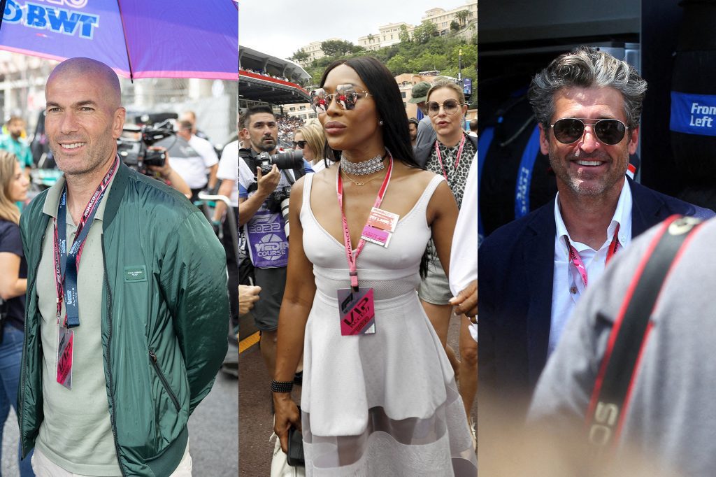 Naomi Campbell, Zinedine Zidane, Patrick Dempsey... Stars rain at the Monaco Grand Prix