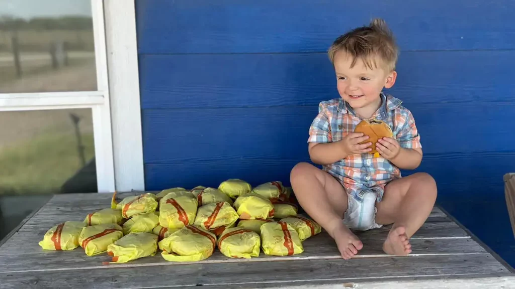 Two-year-old orders 31 cheeseburgers from McDonald's without my mother's knowledge