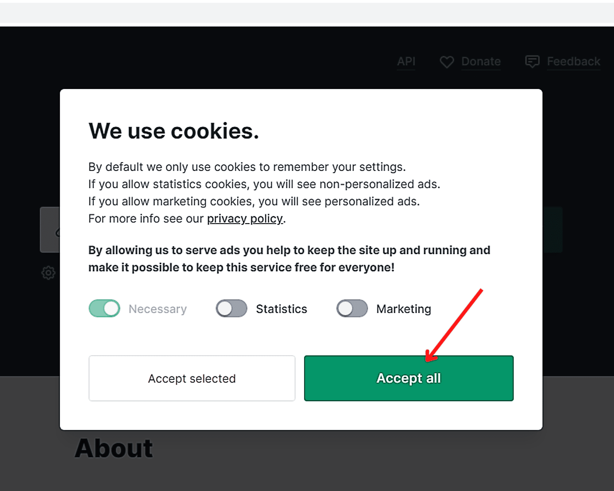 Web page cookies