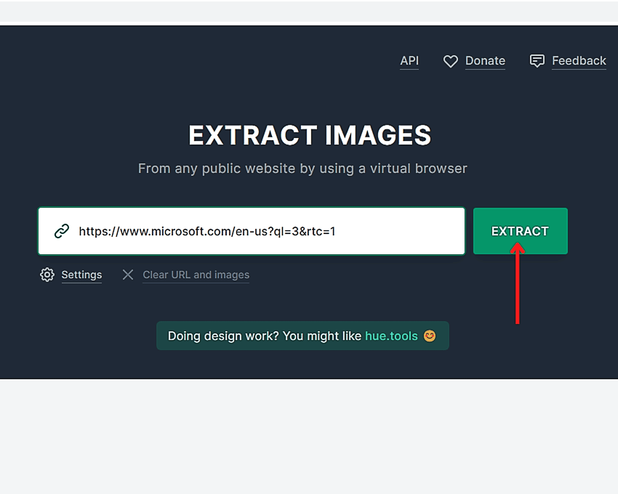 Extract web pages