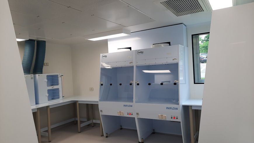 Un nouveau plateau de salles blanches pour le centre de recherche petrographique et géochimique de Nancy