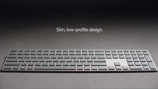 Microsoft Modern Keyboard comes with a fingerprint sensor