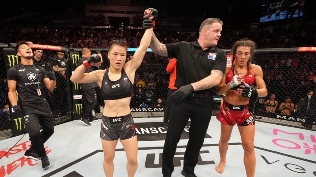 UFC 275: The K.-O.  Zhang Willie's brutal sends Joanna Jedrzejczyk into retirement