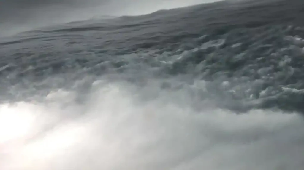 to see |  Dramatic ocean-like clouds