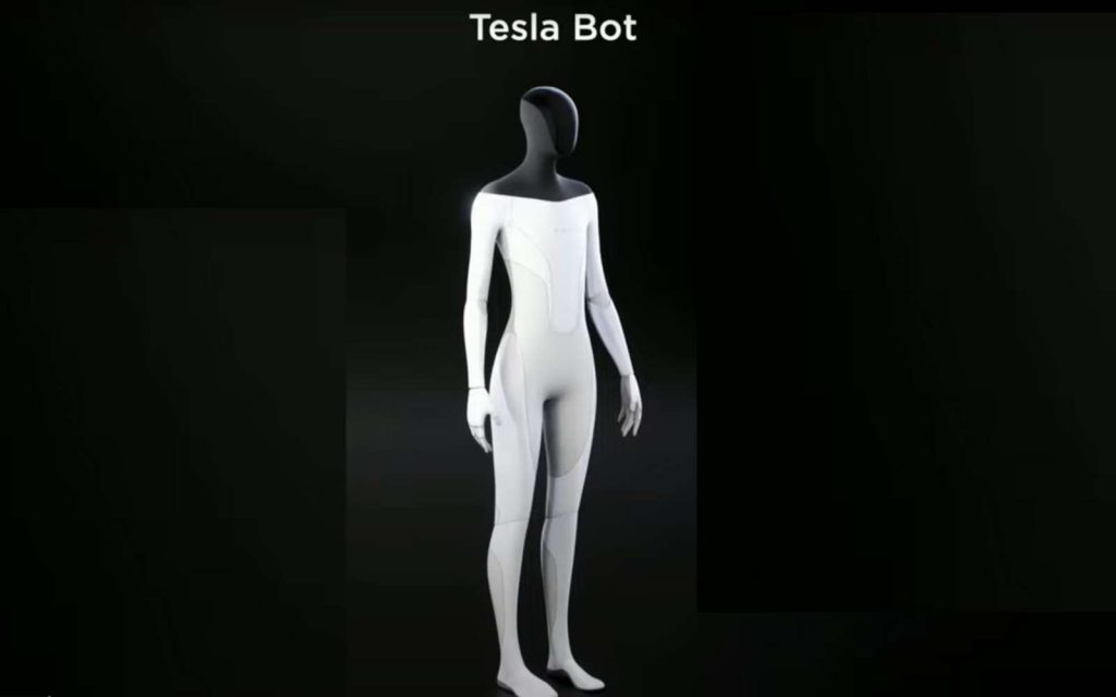 Le robot humanoïde serait de taille moyenne humaine et pourrait transporter des charges de plus de vingt kilos. © Tesla