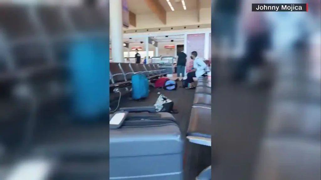 Woman opens fire at Texas airport