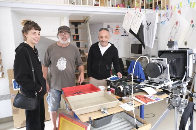 Au Puy, une association combine photographie, sérigraphie et numérique dans un espace partagé, l’Atelier Zino