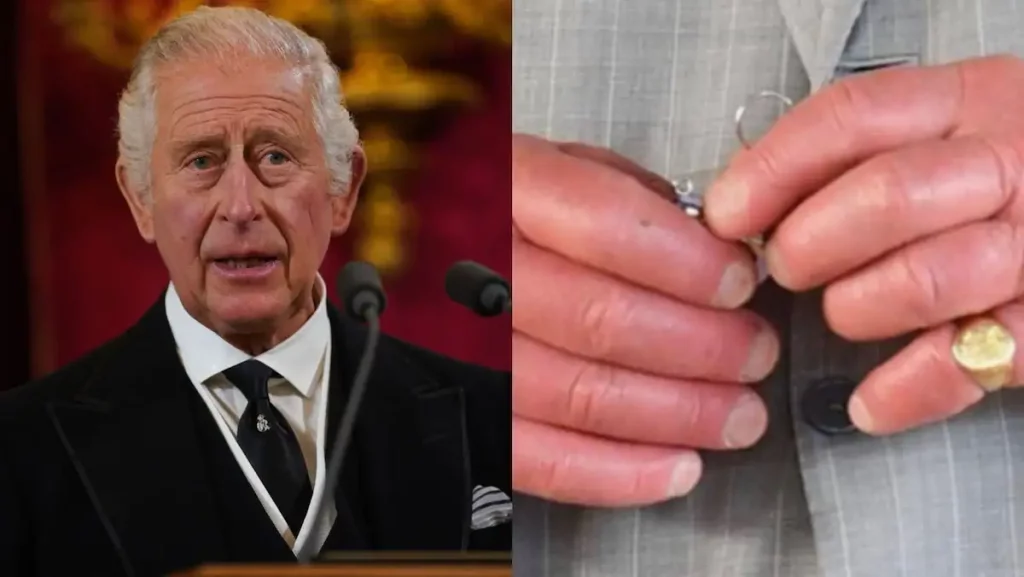 King Charles III's 'sausage fingers' caused a reaction