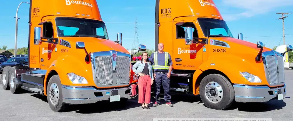 The first electric Kenworth trucks arrive in Quebec
