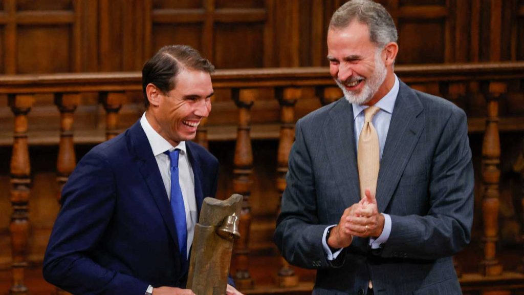 King Felipe rewards Rafael Nadal for his contribution to Spain's image in the United States