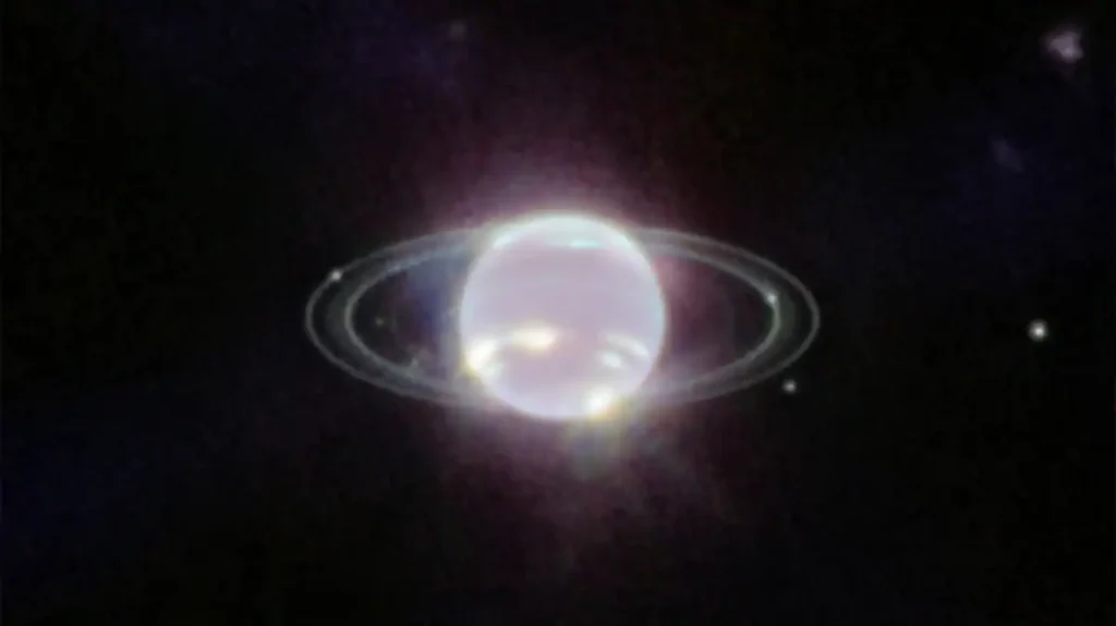 Neptune's rings were accurately captured by the James Webb Telescope