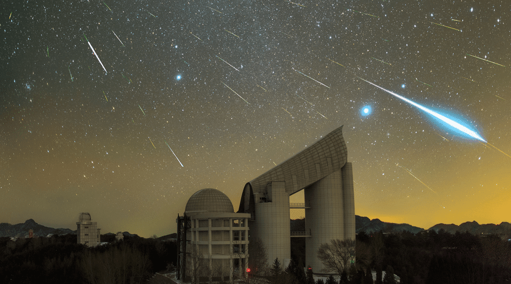 Meteor showers at Xinglong Observatory