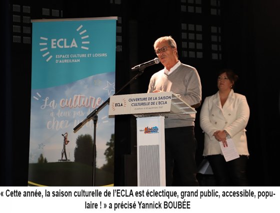 Espace Culture et Loisirs d'Aureilhan (ECLA): Launching a cultural season full of promises!  (Connected)