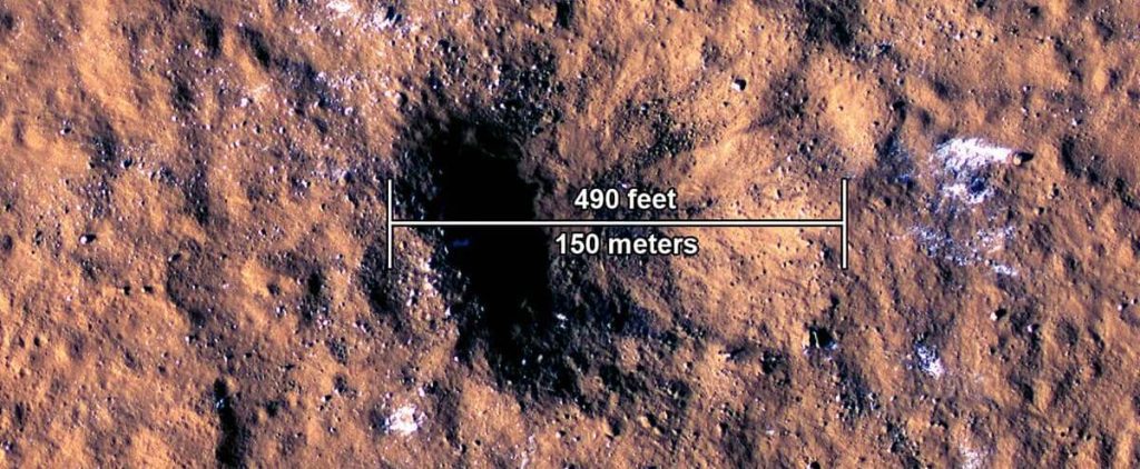 On Mars, the impact of a giant meteor was heard live