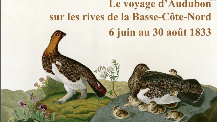 Presentation to the Conference "Audubon's Voyage to the Shores of Saint Lawrence in the Summer of 1833"