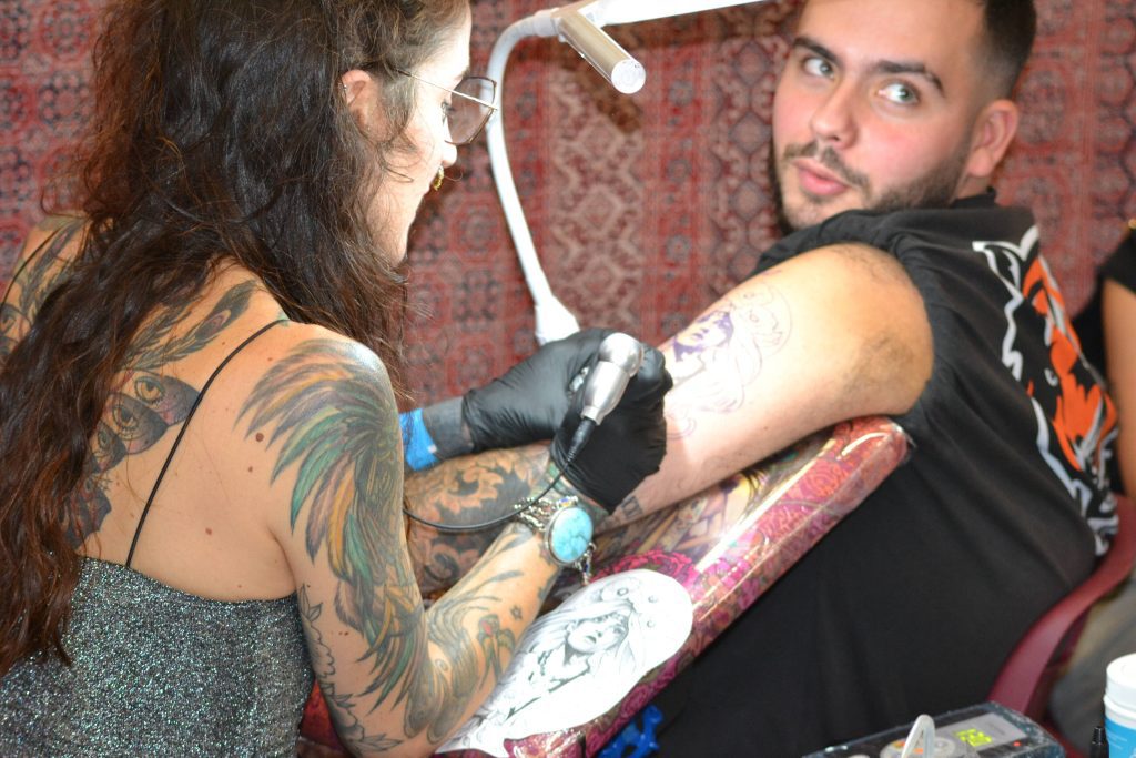 The Tattoo in Toulon event found its audience at Espace Mauric on Saturday