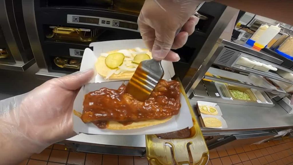 Viral video: Customers are disgusted with McDonald's McRib Burger