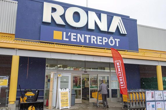 Lowe's sells its Canadian operations, including Rona and Réno-Dépôt