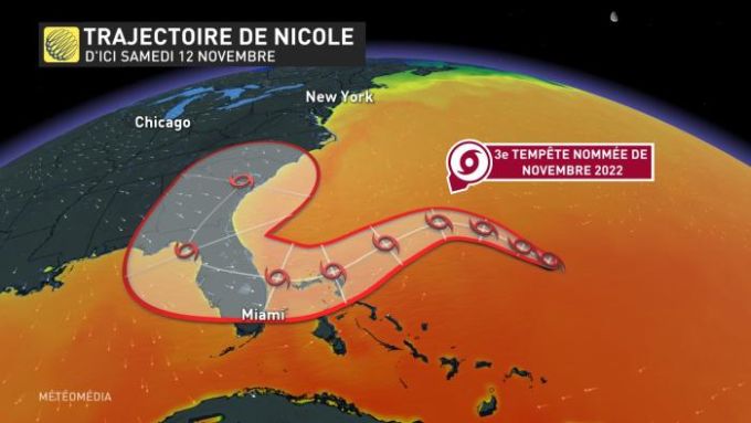 Hurricane 2 - Nicole's Path