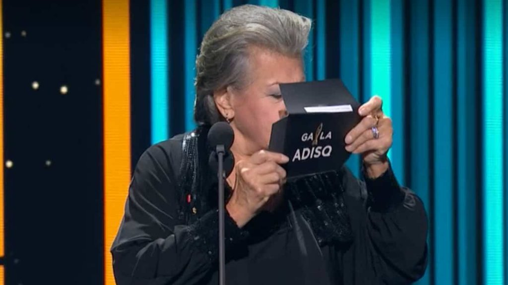 ADISQ Gala: Ginette Reno makes a slip and the Internet is racing