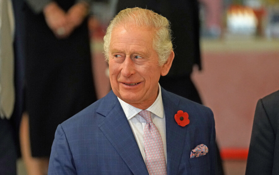 Le roi Charles III à une exposition sur la mode africaine au Victoria & Albert Museum, à Londres, le 3 novembre 2022.